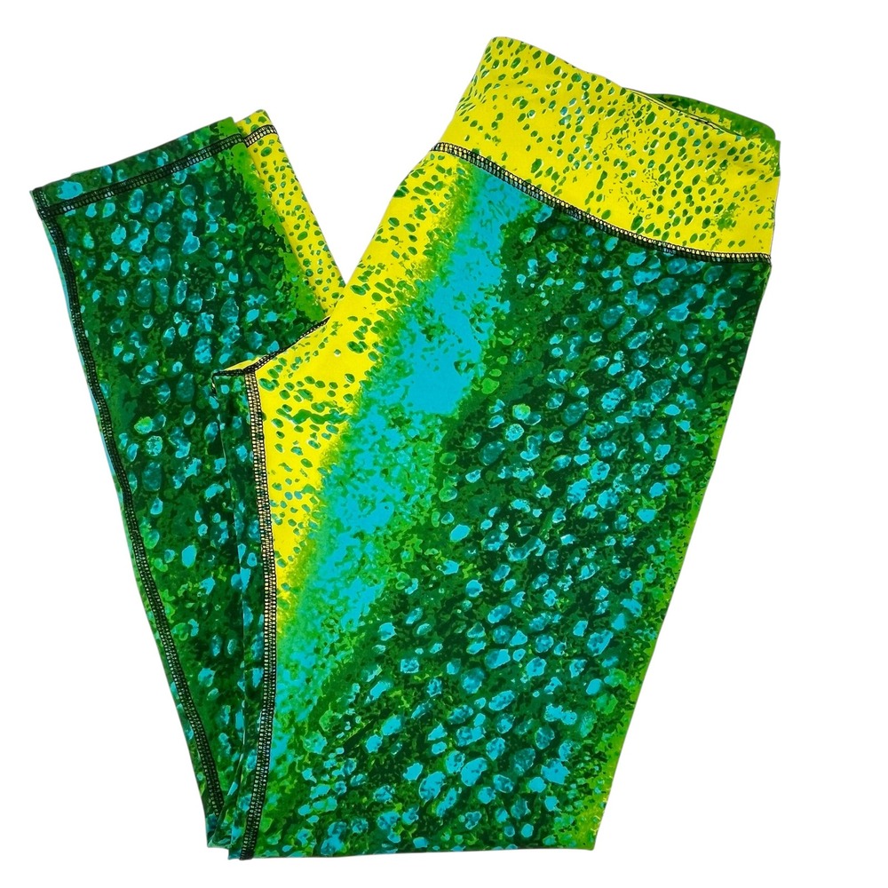 Guy Harvey Leggings Dorado Print‎ Key West Outdoors Size XL Activewear Yoga Gym